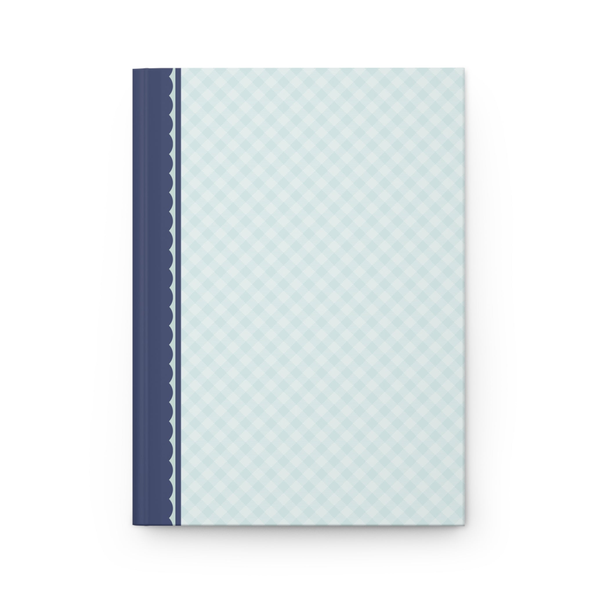 Plaid Notebook: Light Blue
