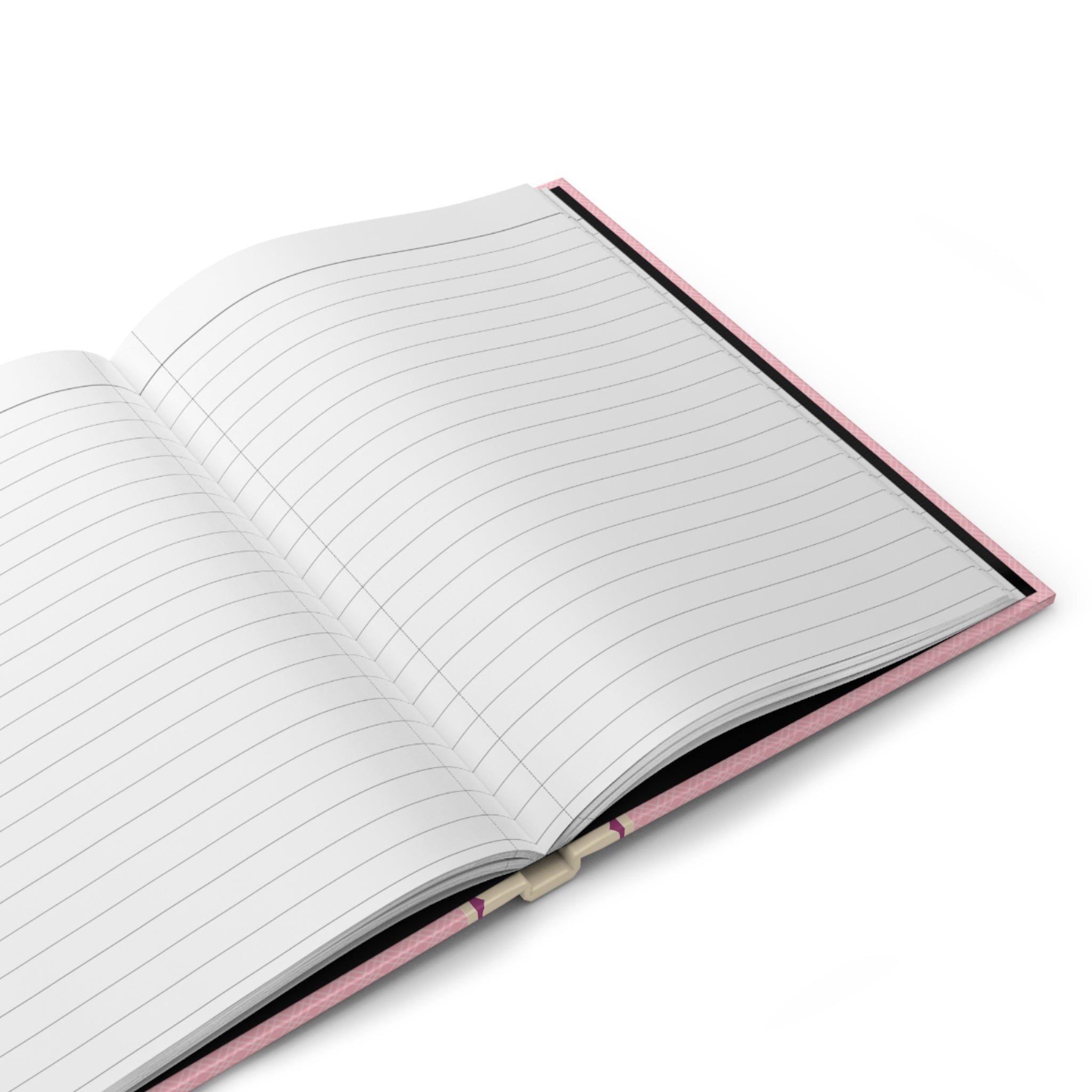 Plaid Notebook with Bows: Pink