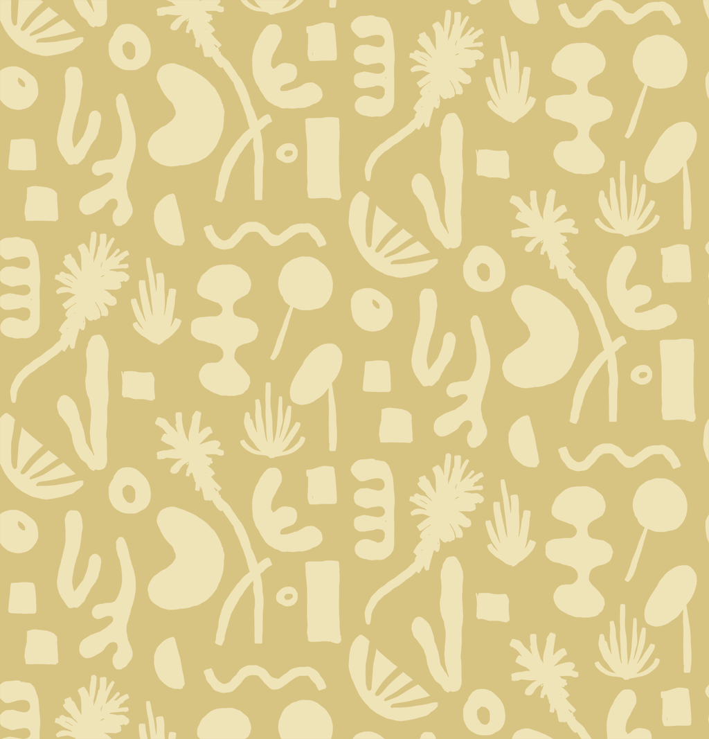 Pool Side Wallpaper, lemon
