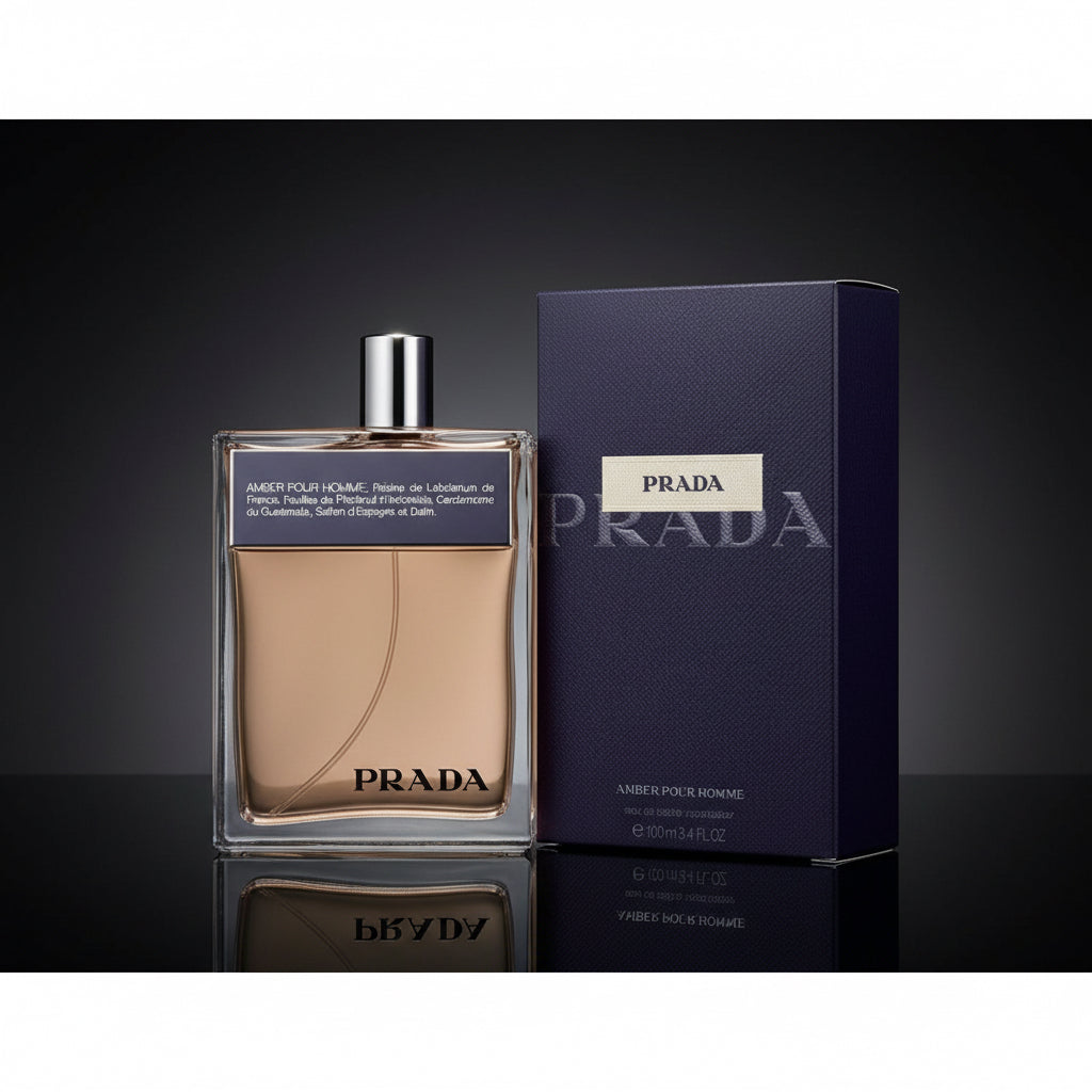 Prada Amber Pour Homme Eau De Toilette Spray 3.4 oz
