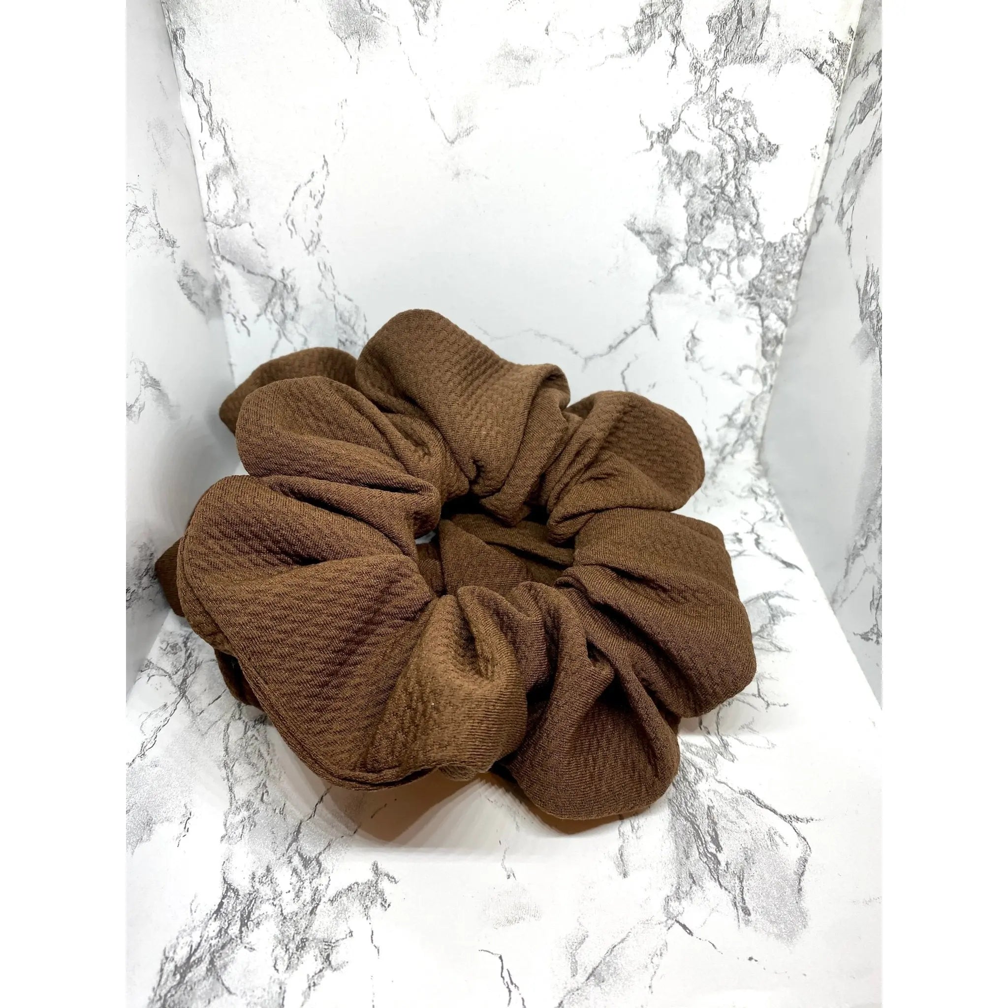 Brown Bullet Scrunchie