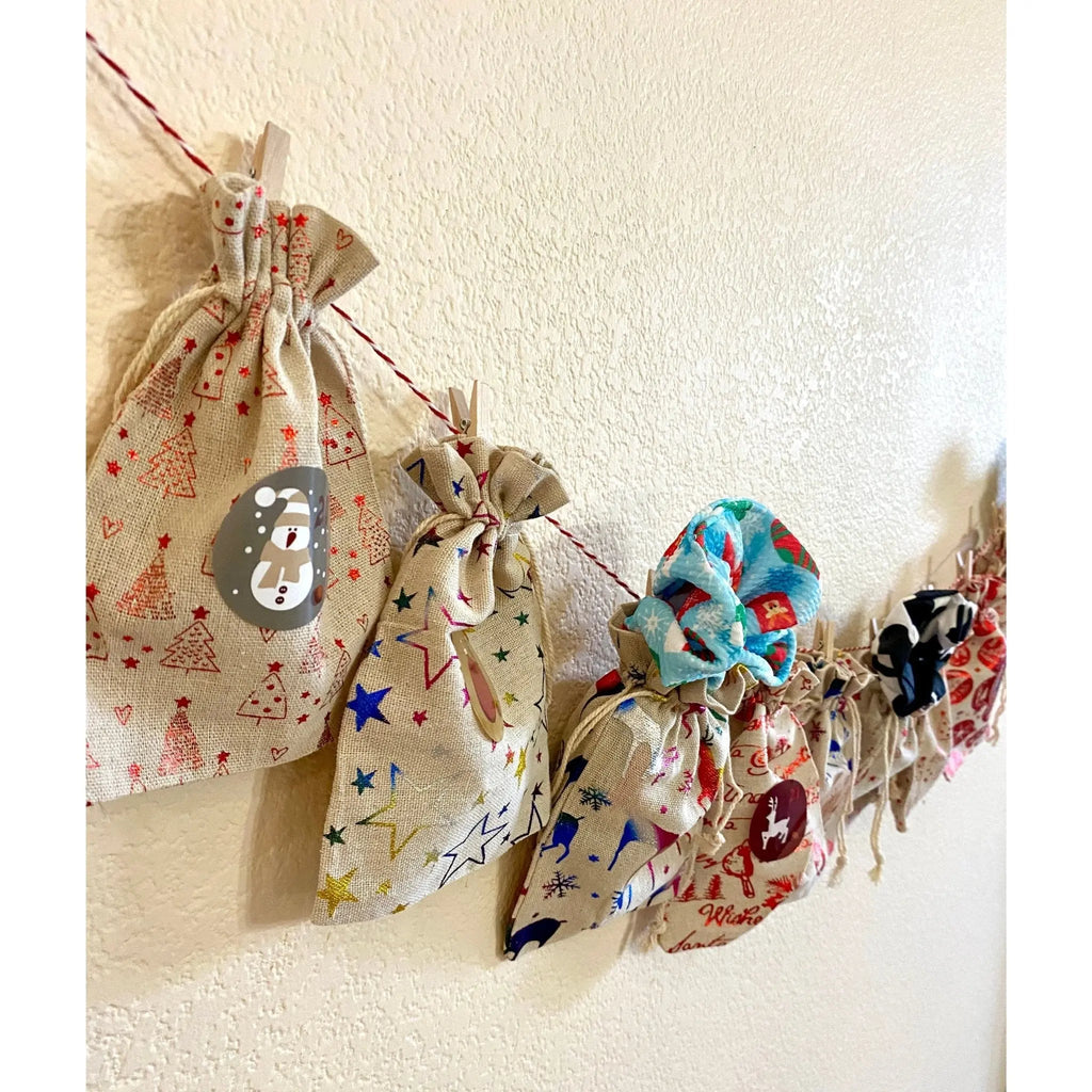 24 Day Scrunchie Advent Calendar Christmas Countdown