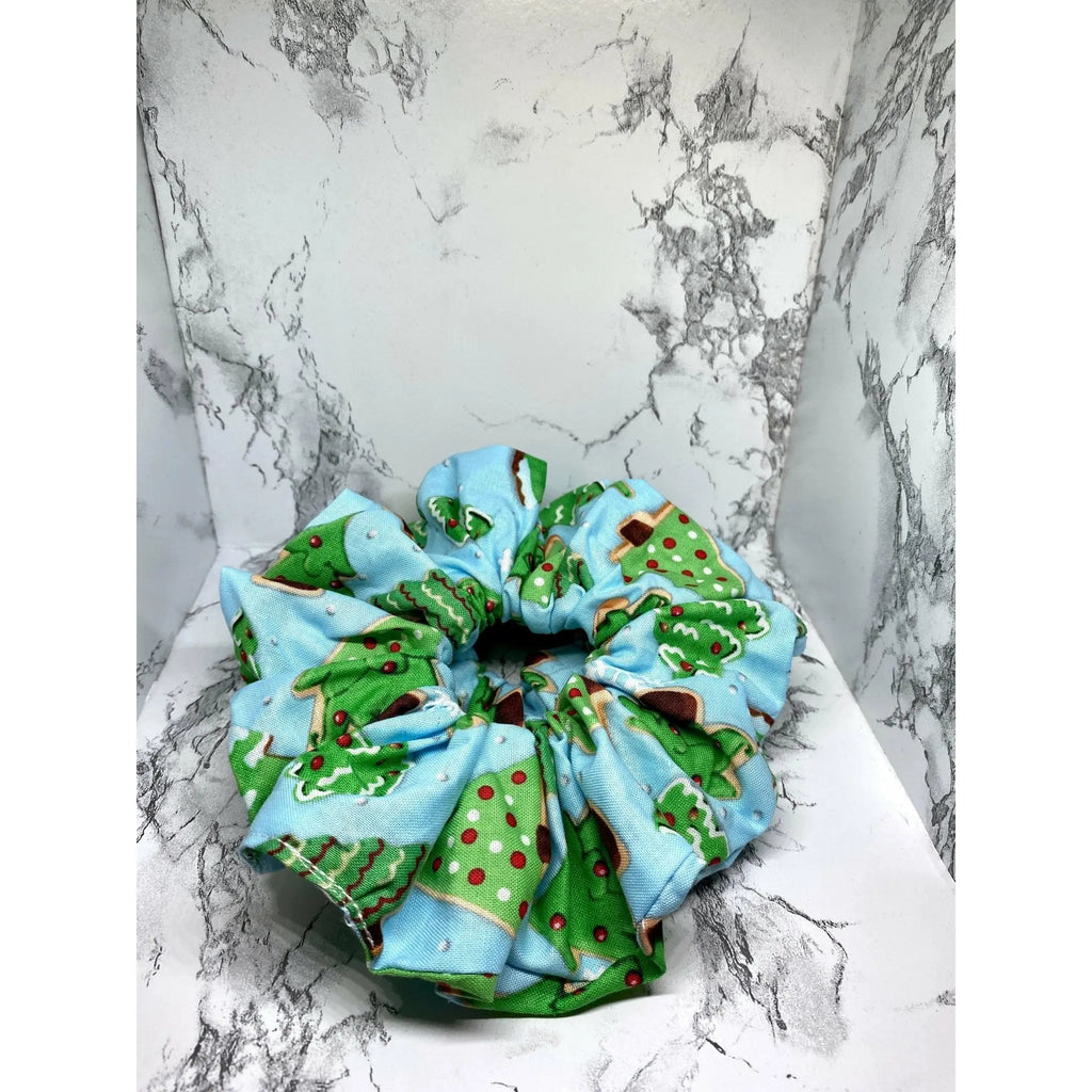 Christmas Tree Cookies Scrunchie