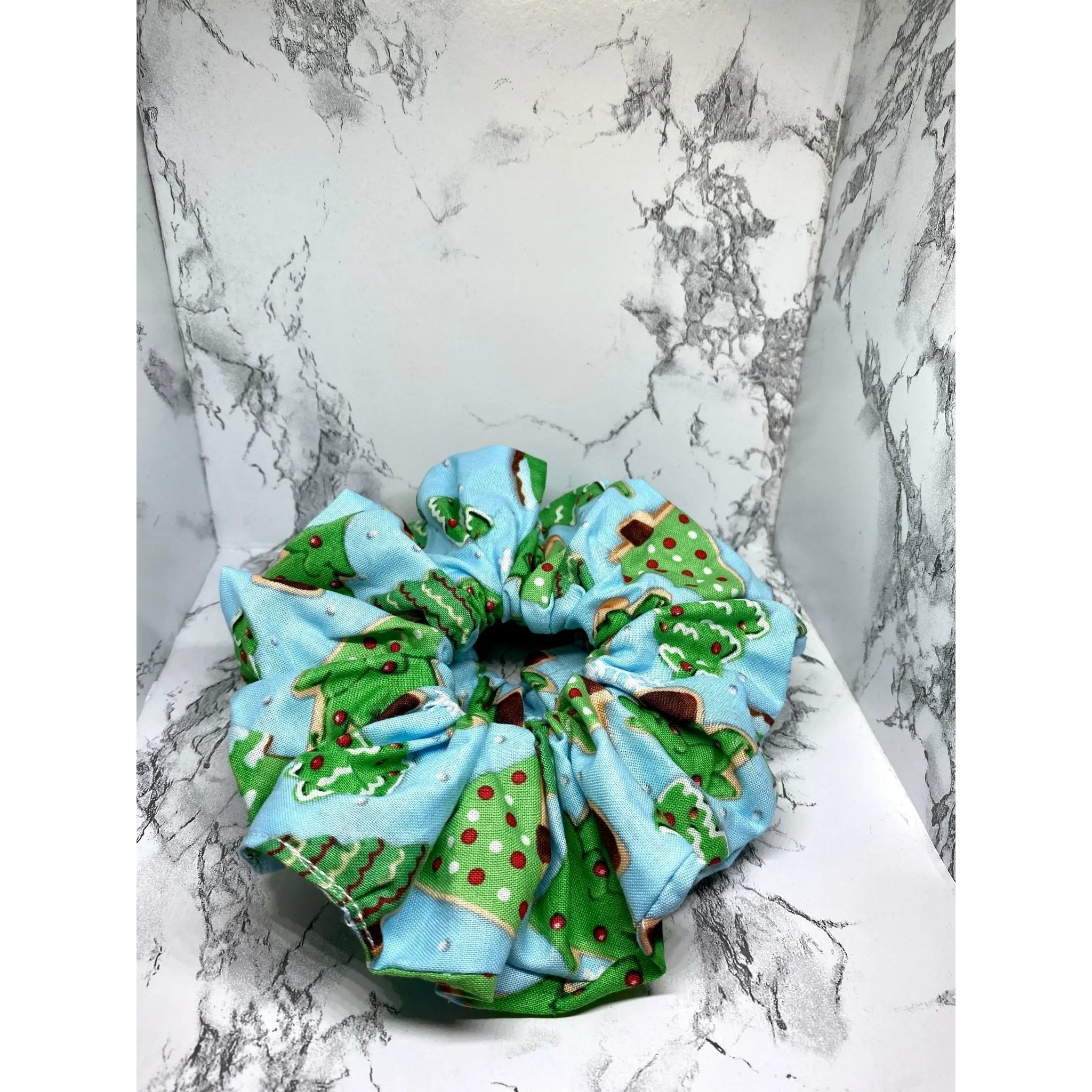 Christmas Tree Cookies Scrunchie