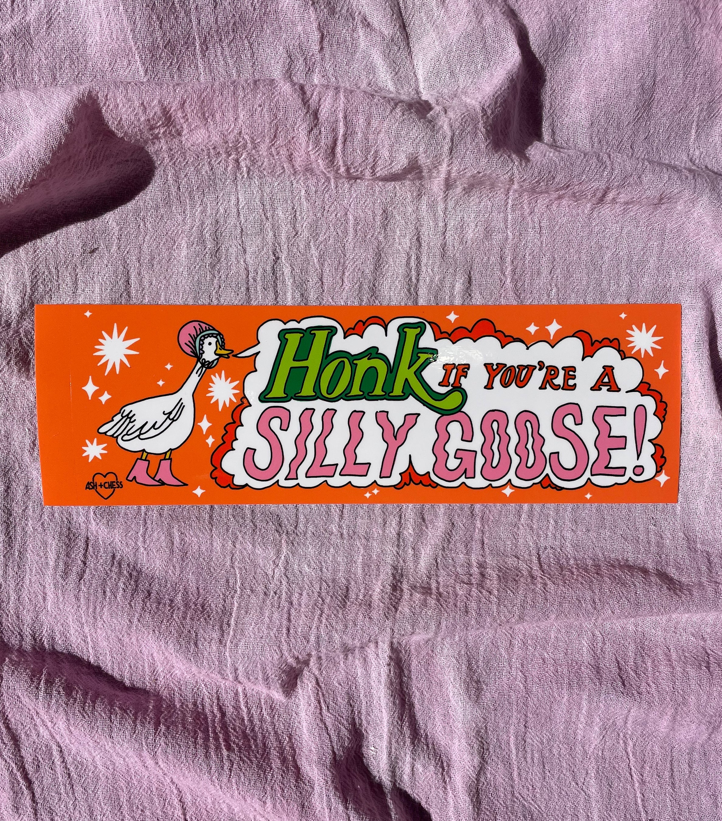 Silly Goose Bumper Sticker