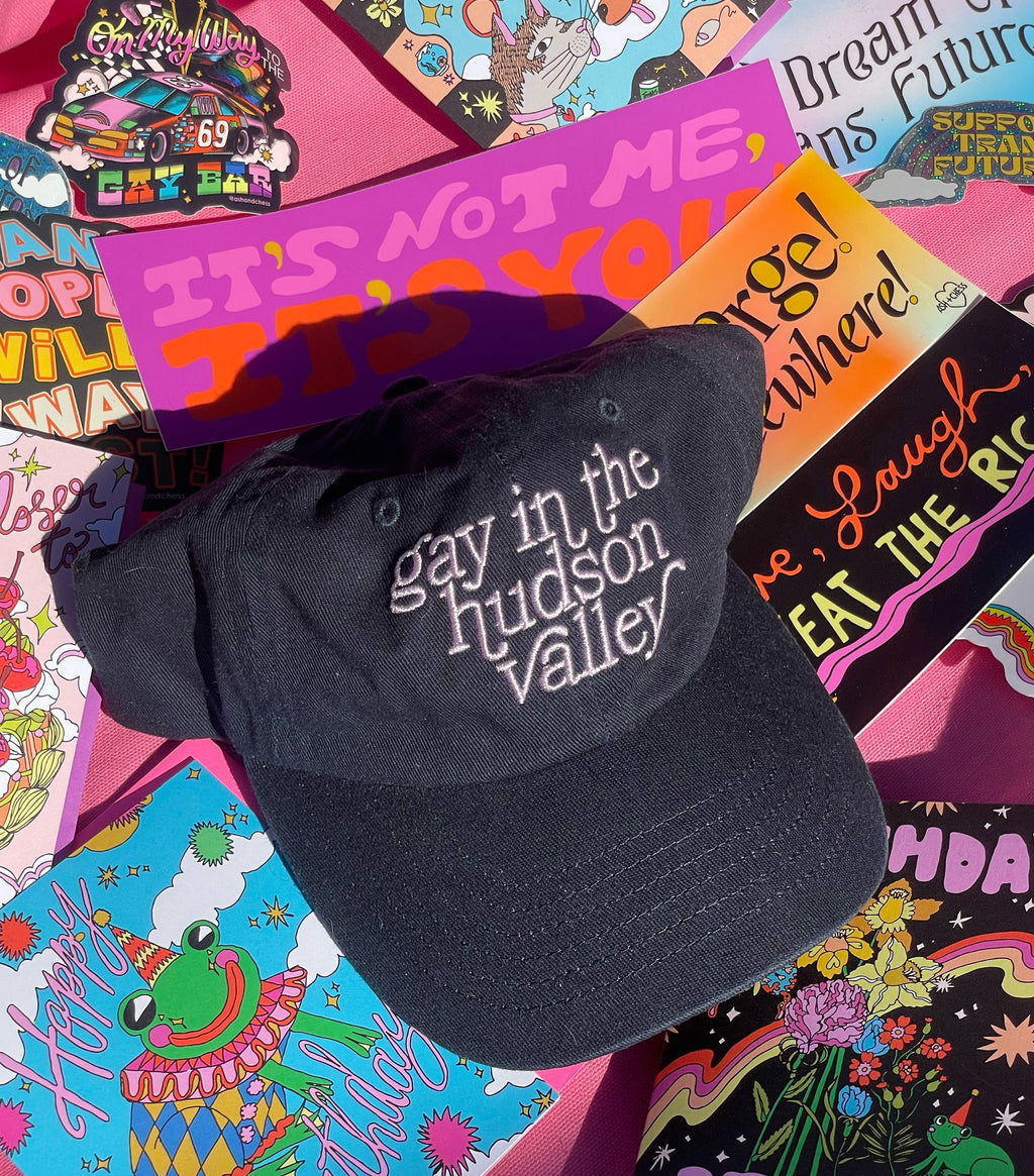 Gay In The Hudson Valley Dad Hat KARMA'S A B!TCH