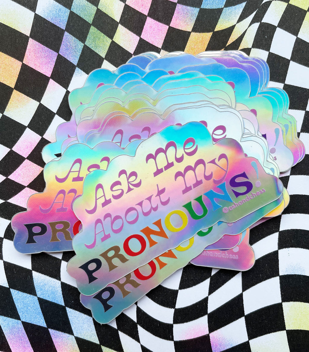 Pronouns Sticker