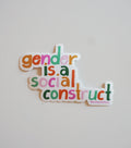 Gender is a Social Construct Sticker