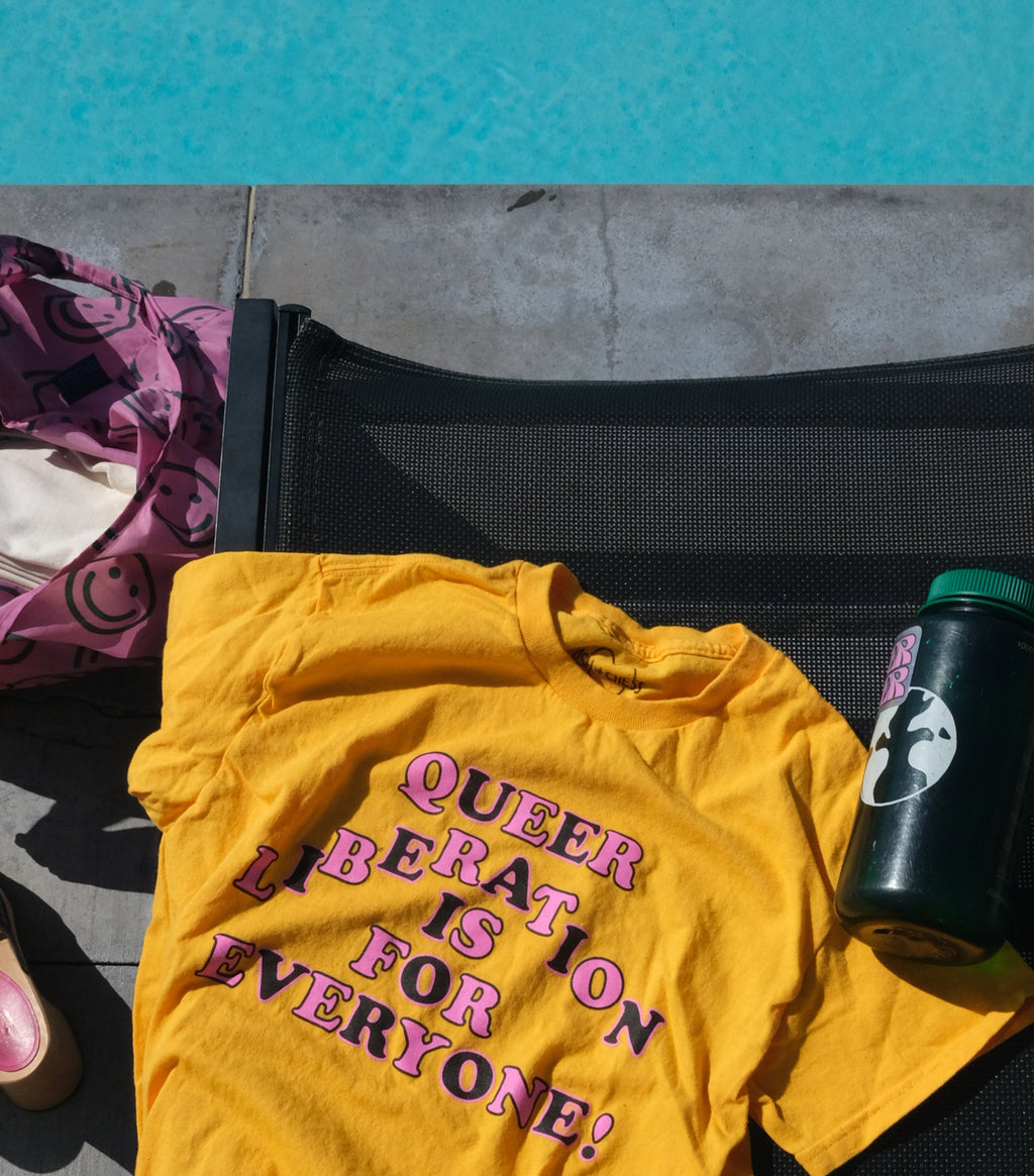 Queer Liberation Is For Everyone T-Shirt SUNFLOWER