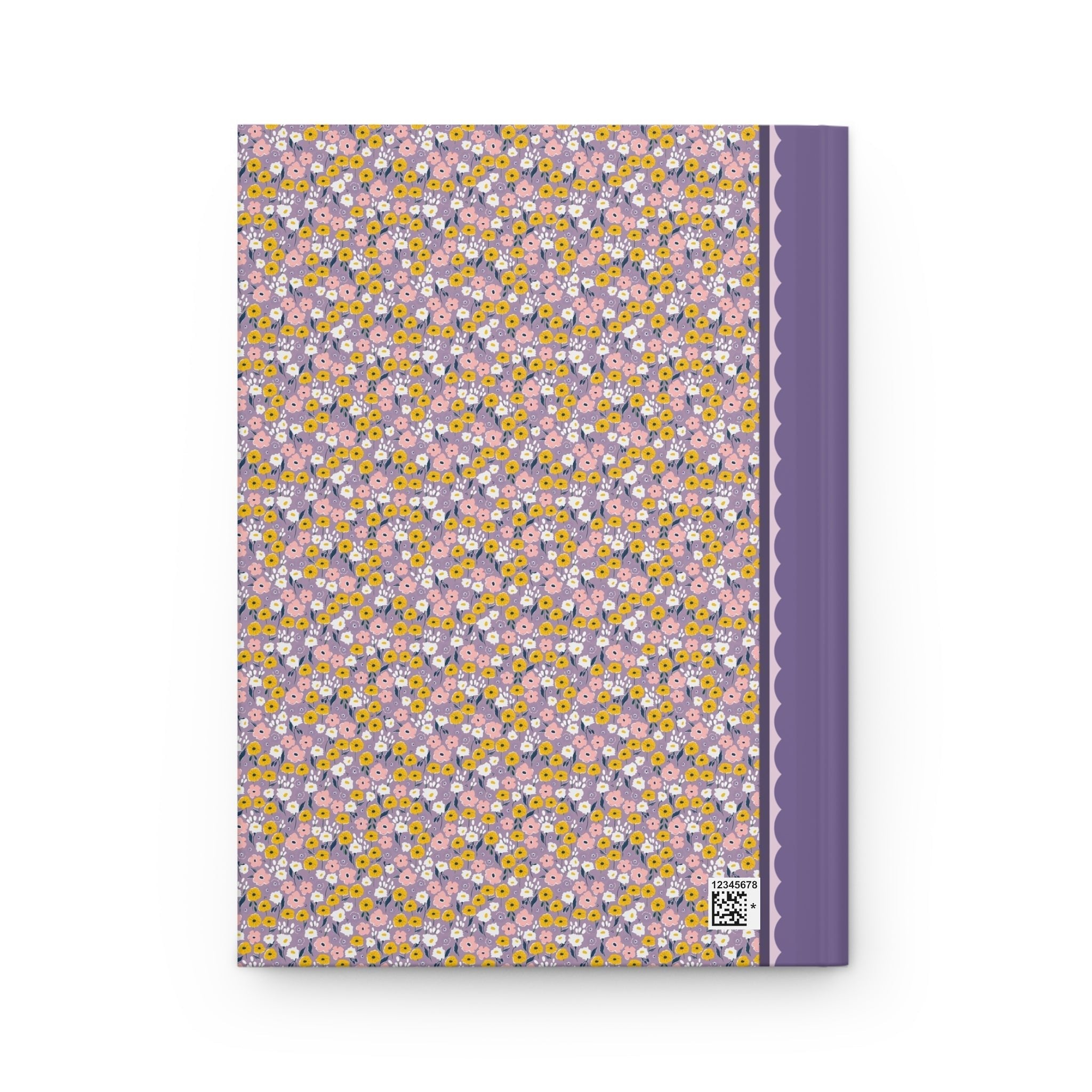 Purple Initial Notebook: V