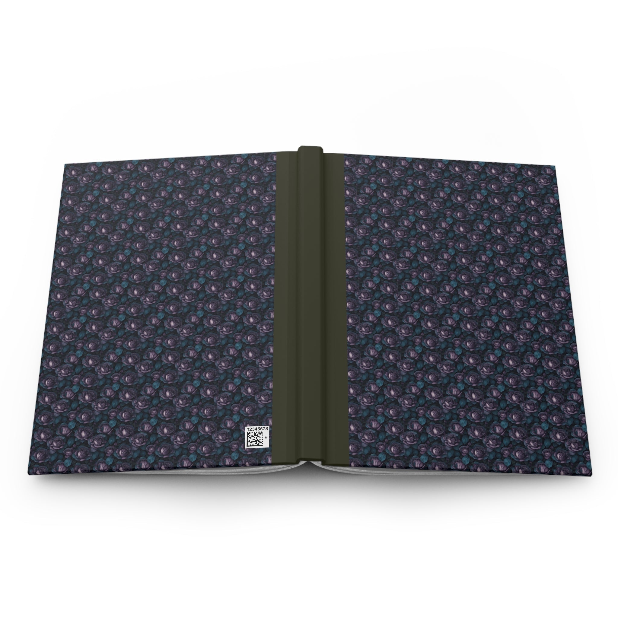Boho Purple Roses Notebook