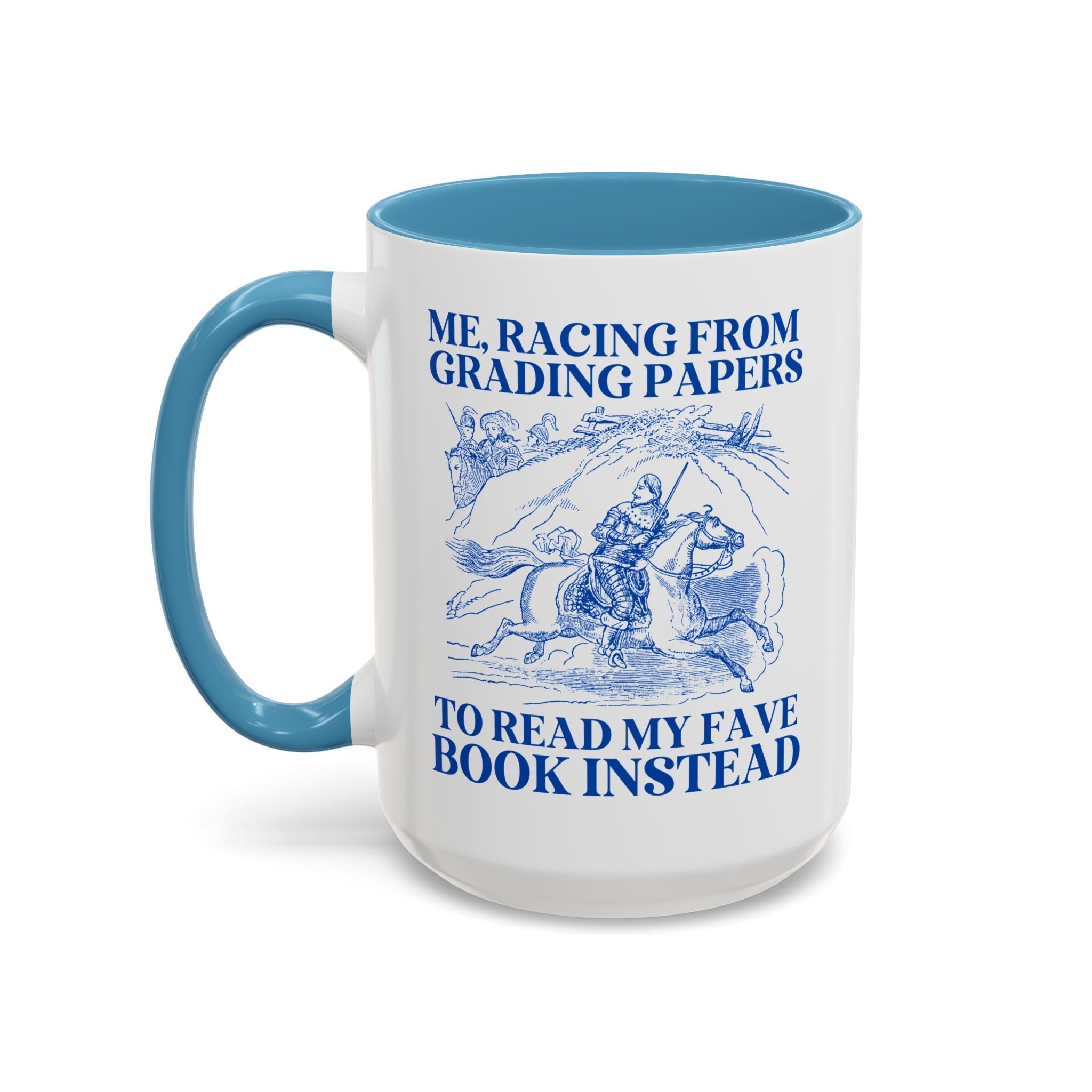 Racing from Grading Papers Mug