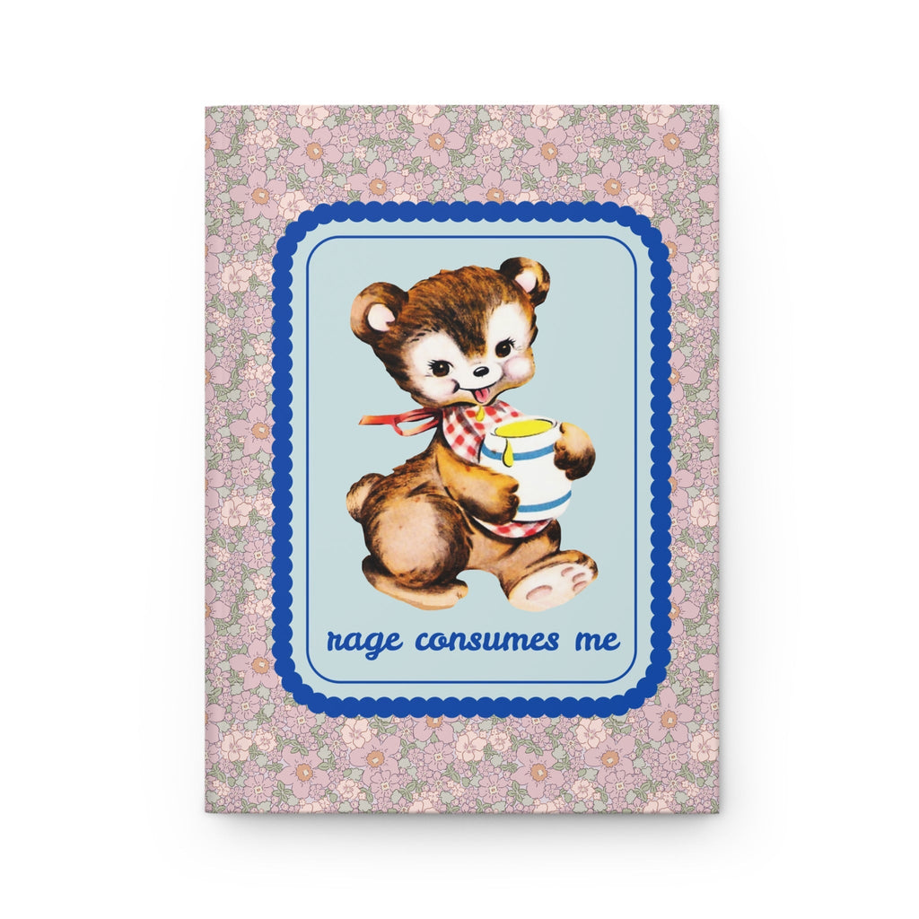 Rage Consumes Me Notebook: Bear