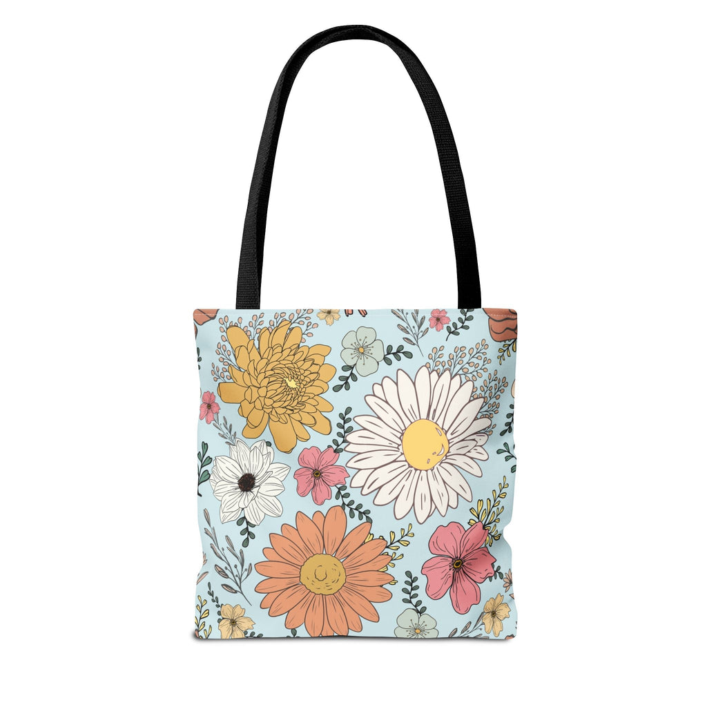 Rage Consumes Me Tote Bag with Flowers and Sheep