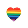 Rainbow Heart Silicone Pins