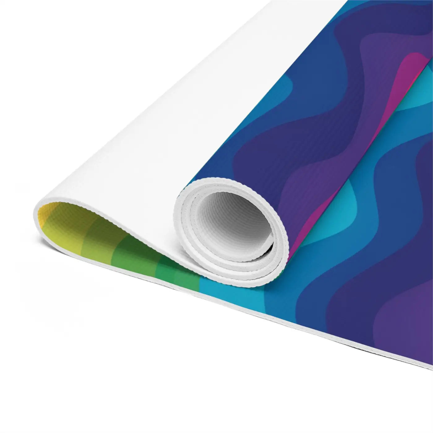 Electric Rainbow Foam Yoga Mat - Energizing Practice Space - Dipaliz