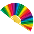 Rainbow Folding Fan