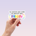 Rainbow Storm Sticker