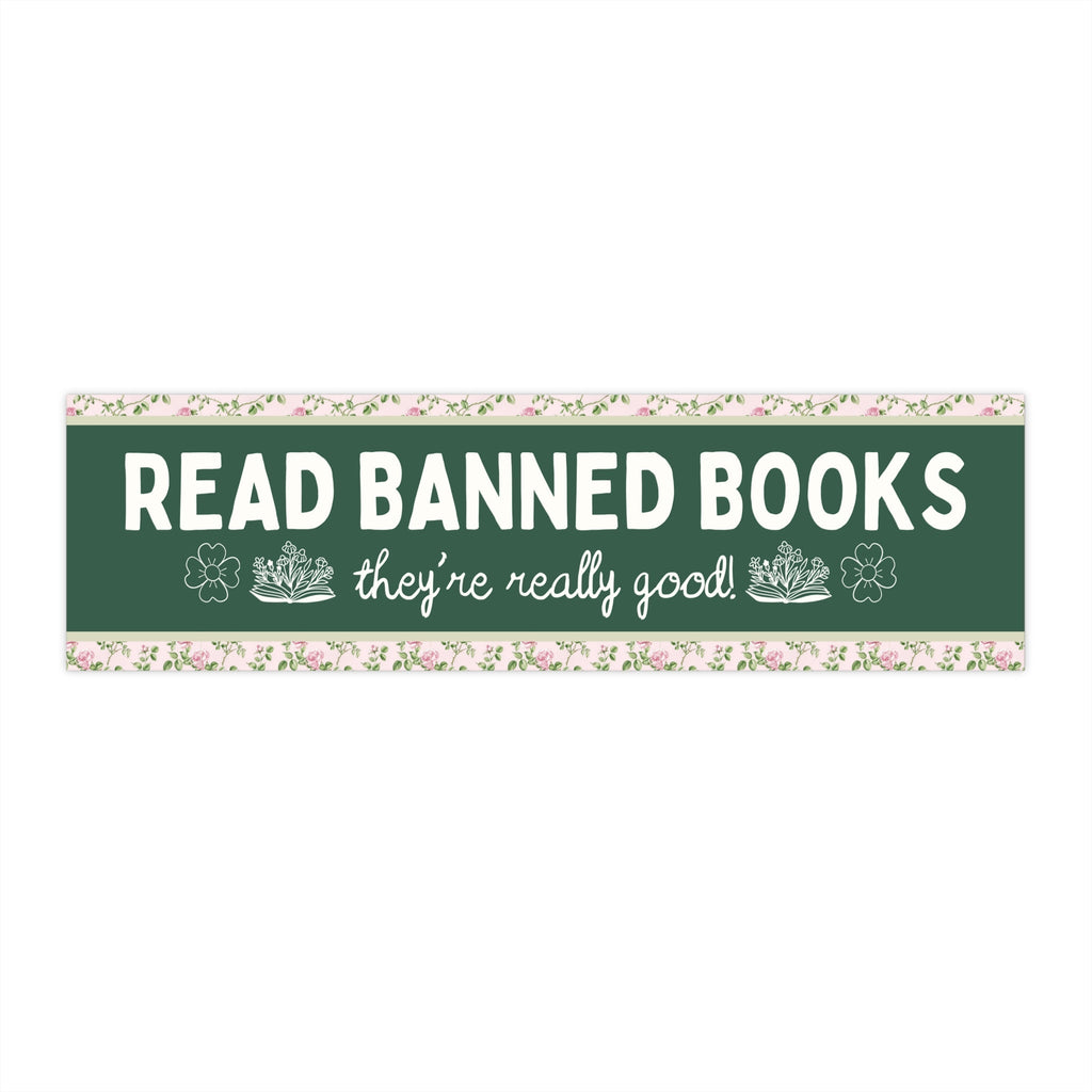 Read Banned Books Bumper Sticker