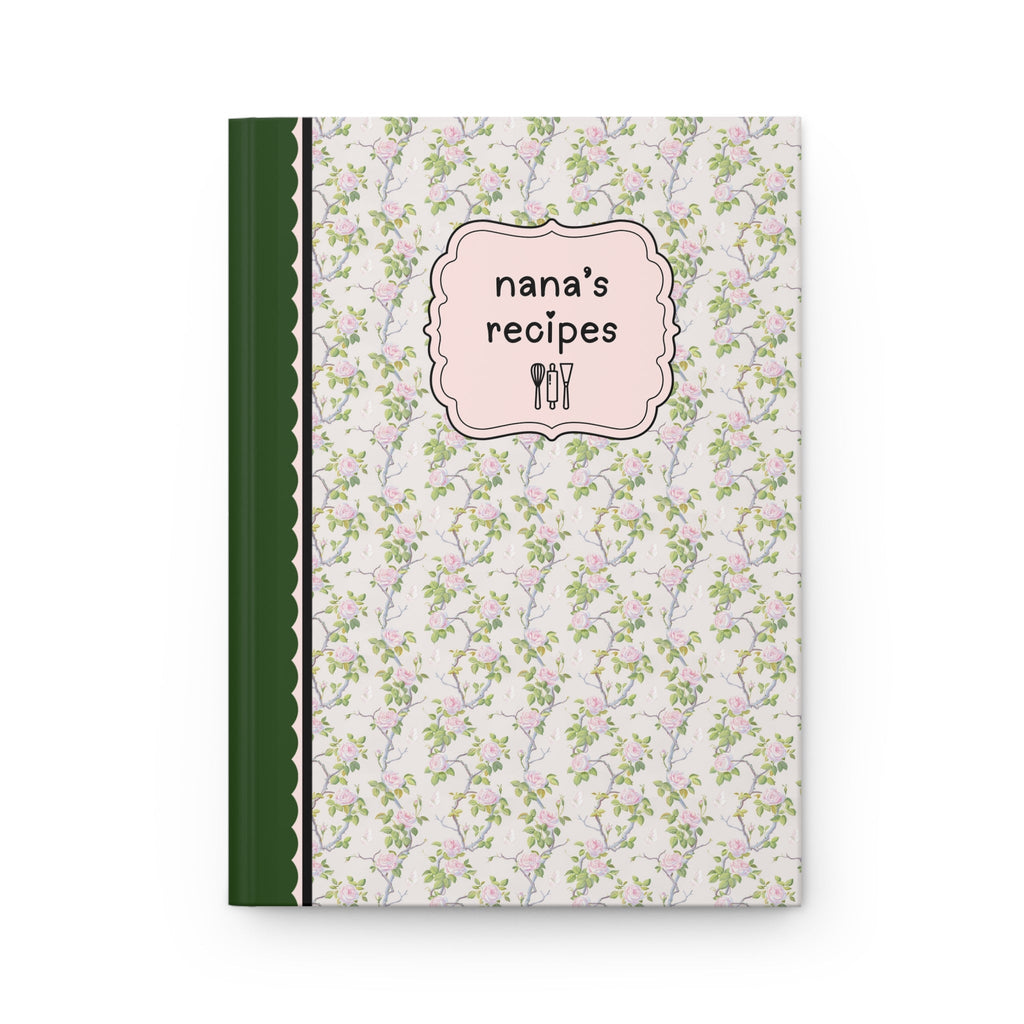 Floral Recipe Notebook: Nana