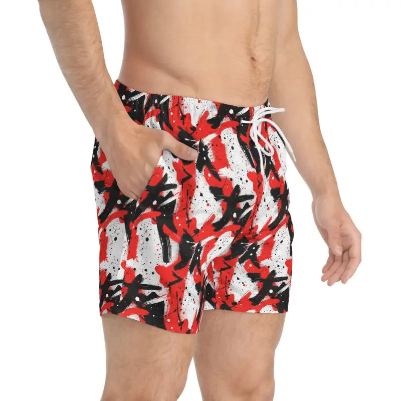 Ocean State Styles Swim Shorts Patterned Drawstring Men