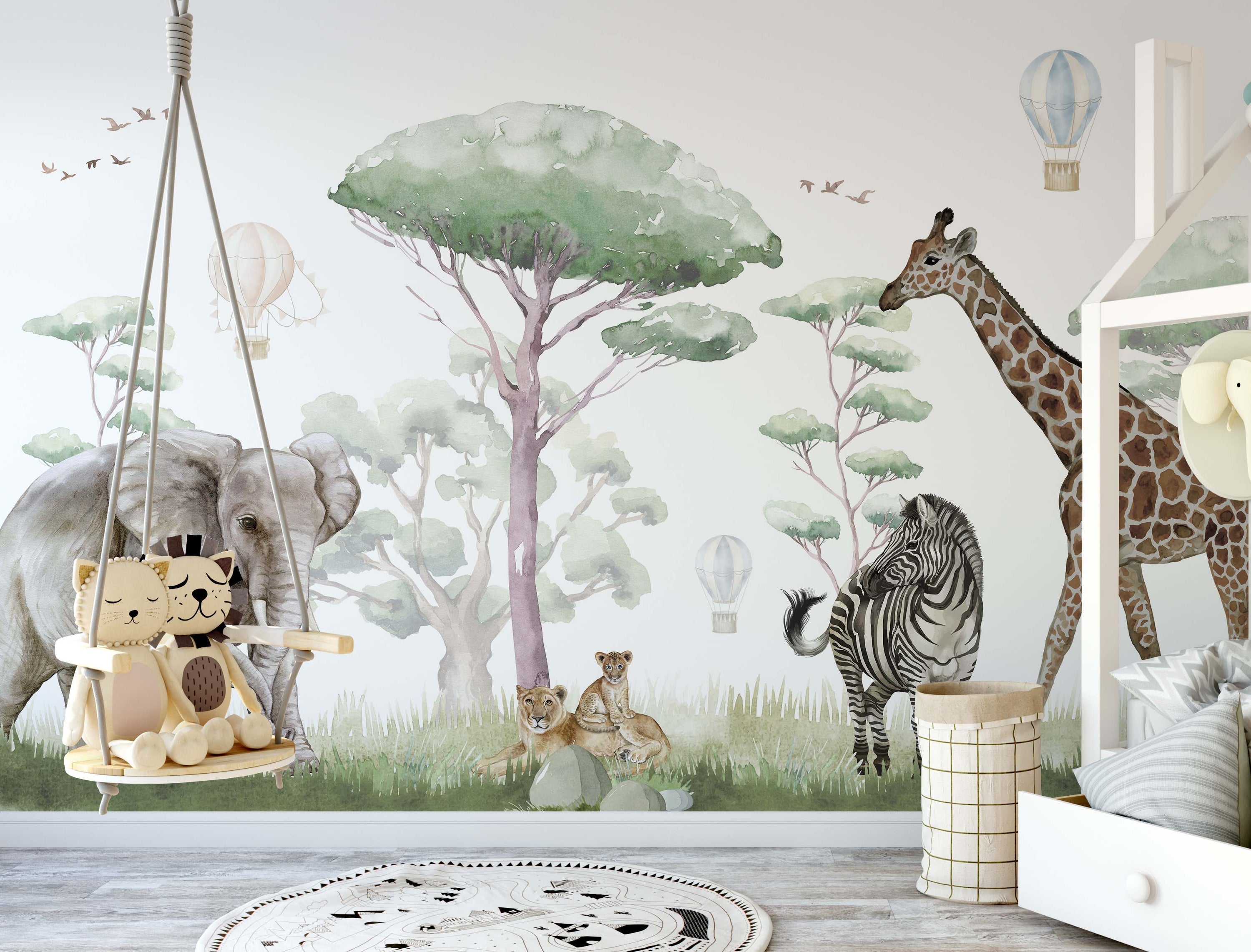 Savanna Adventure Wallpaper | Kitchen + Metal