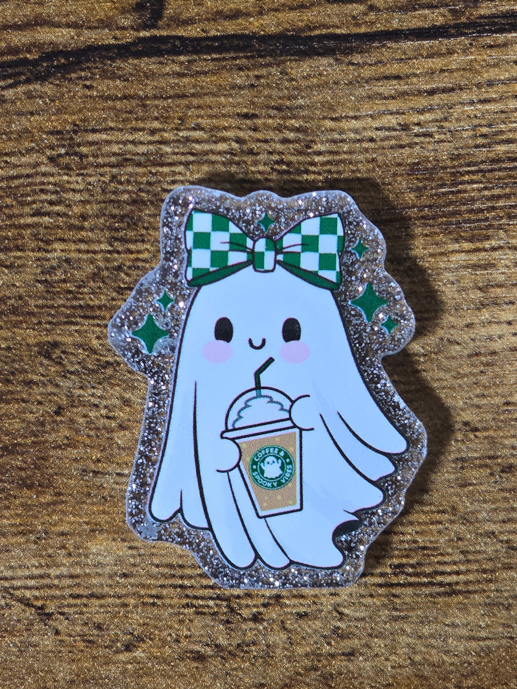Bogg Bag Charms - Starbucks Ghost