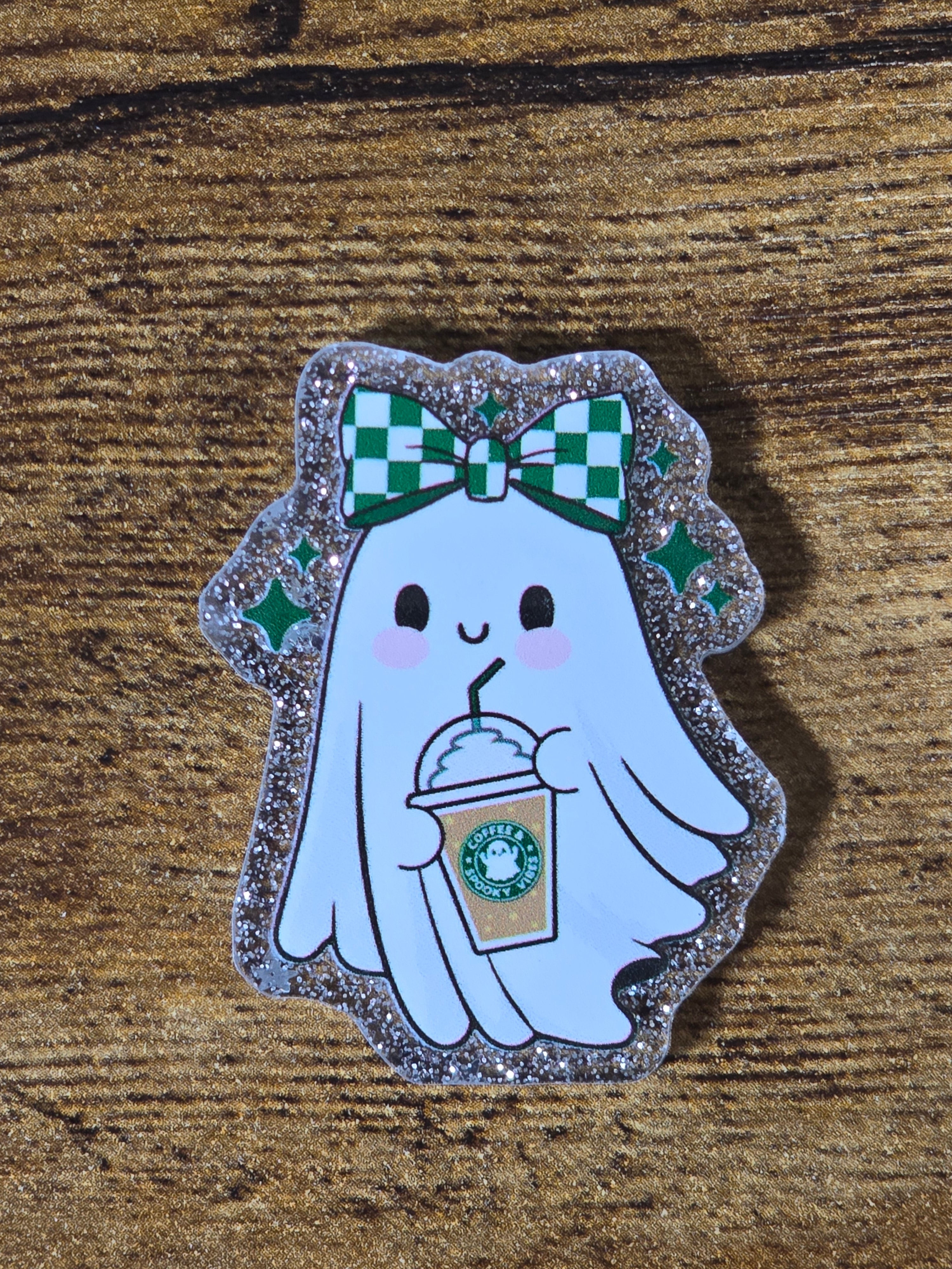 Bogg Bag Charms - Starbucks Ghost