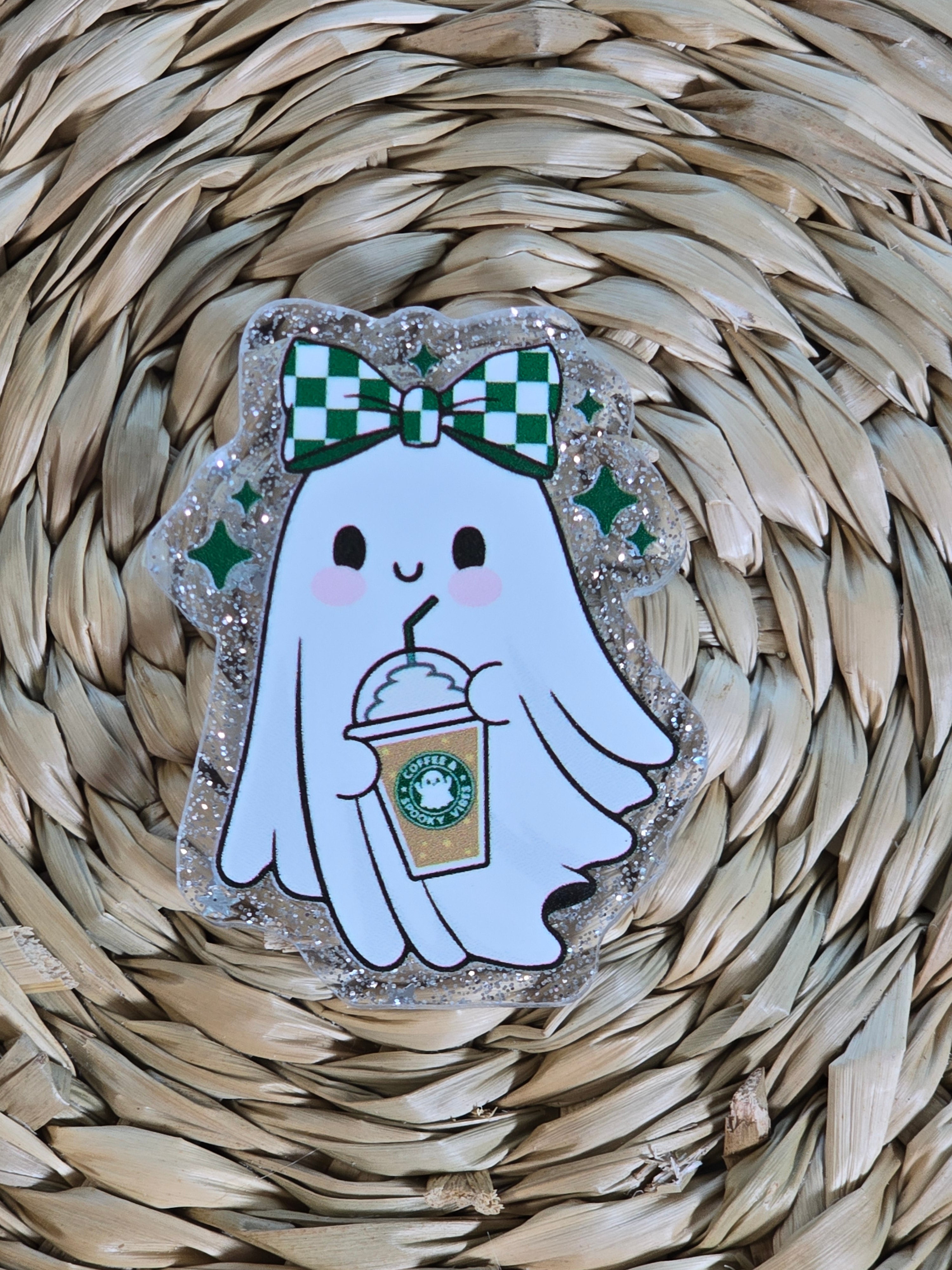 Bogg Bag Charms - Starbucks Ghost