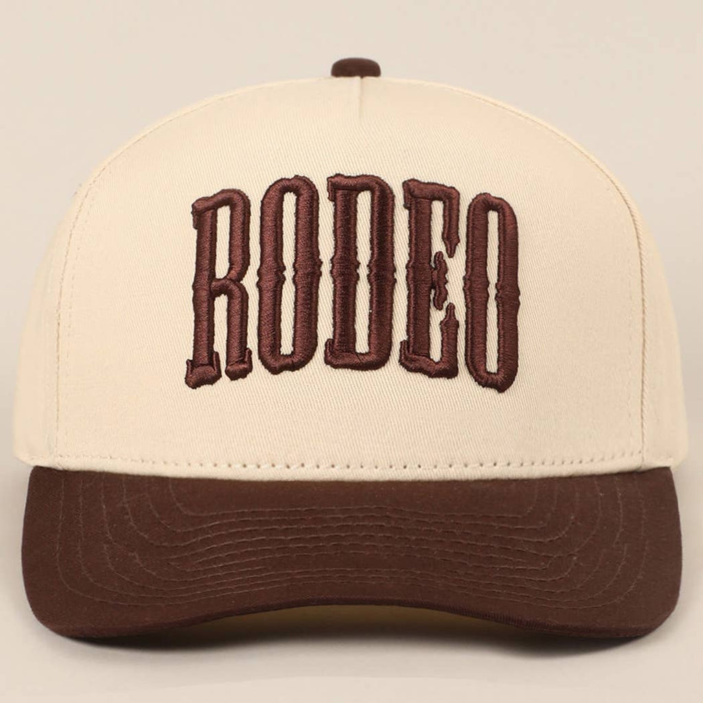 RODEO Two-Tone Embroidered Trucker Hat