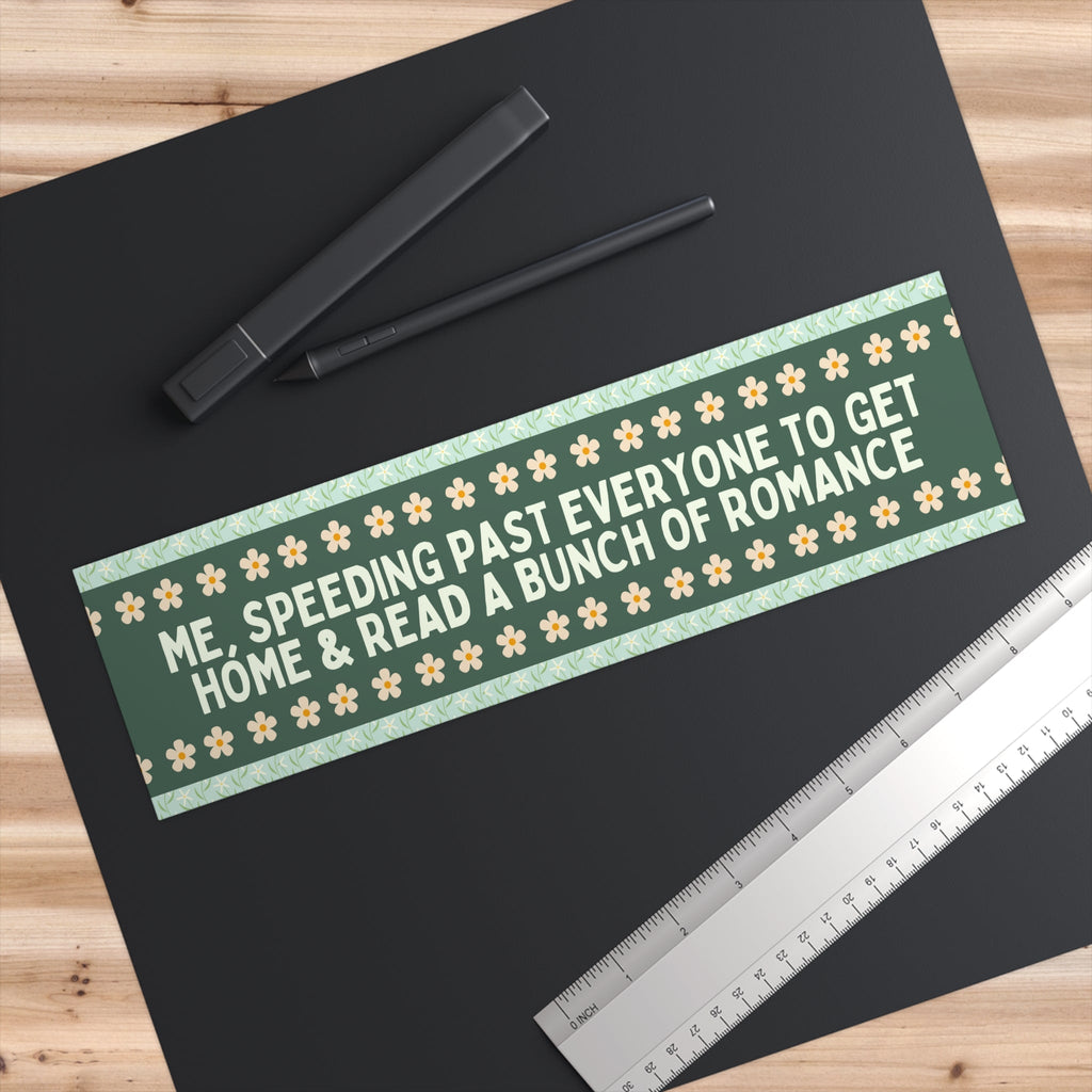 Romance Reader Bumper Sticker