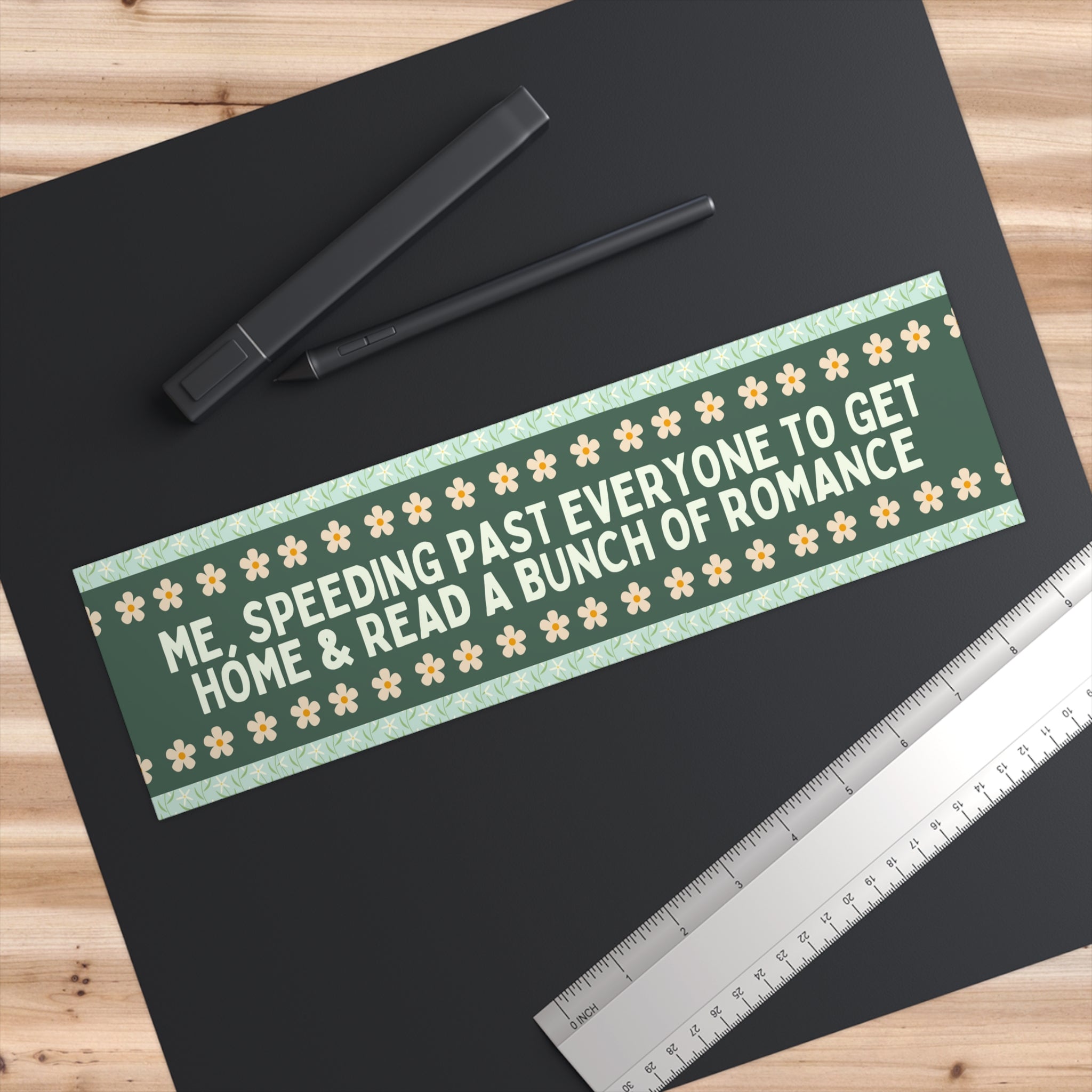 Romance Reader Bumper Sticker
