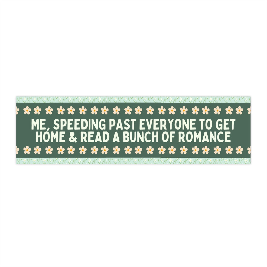 Romance Reader Bumper Sticker
