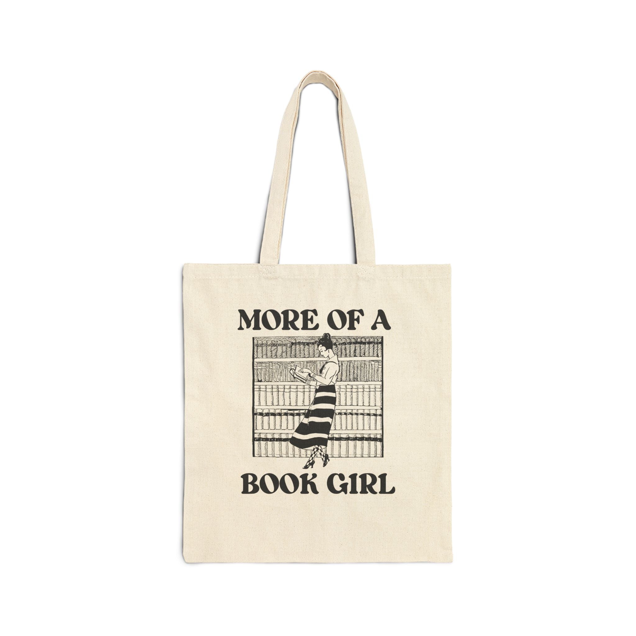 More of a Book Girl Tote Bag