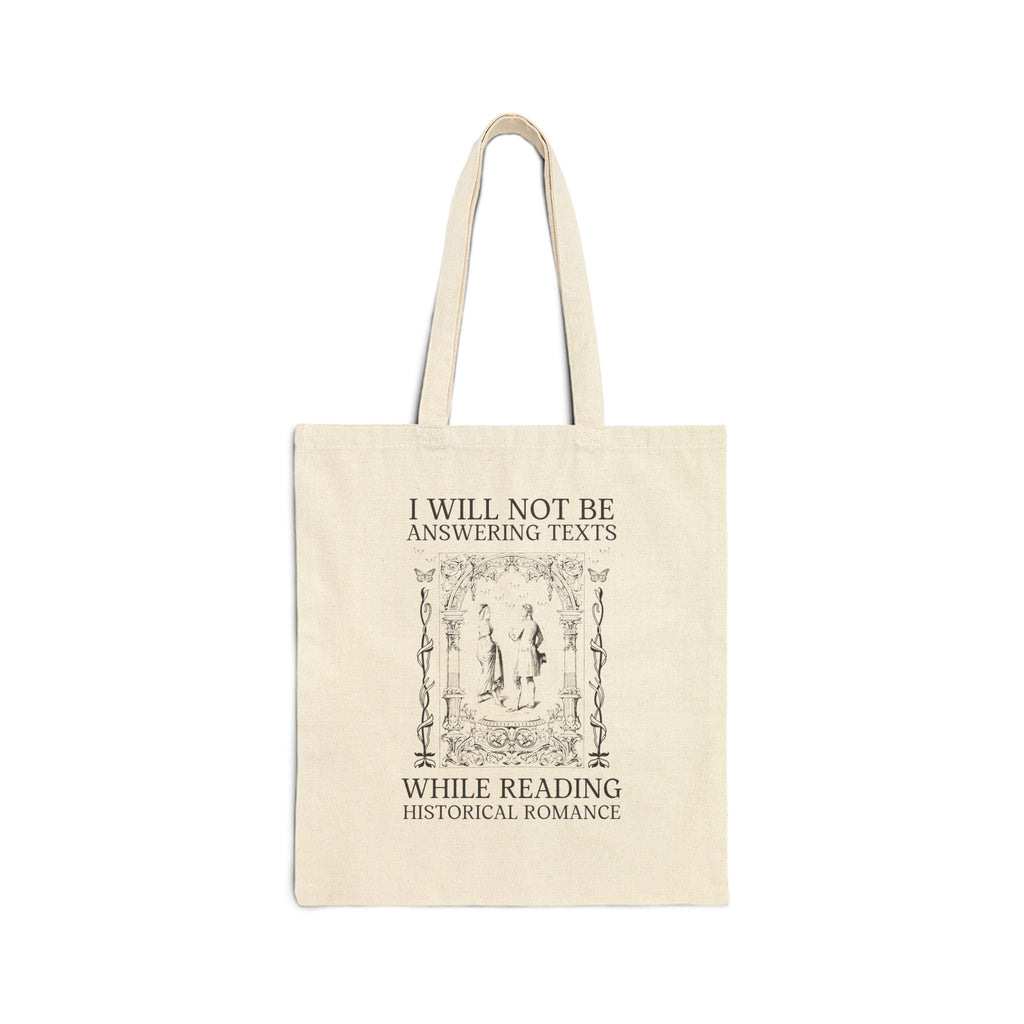 Romance Reader Tote Bag: Silly Historical Romance Tote for Her