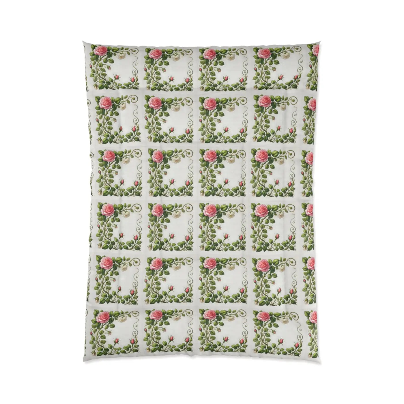Cozy Rose Climber Comforter - Stylish Home Snuggles - DipaliZ
