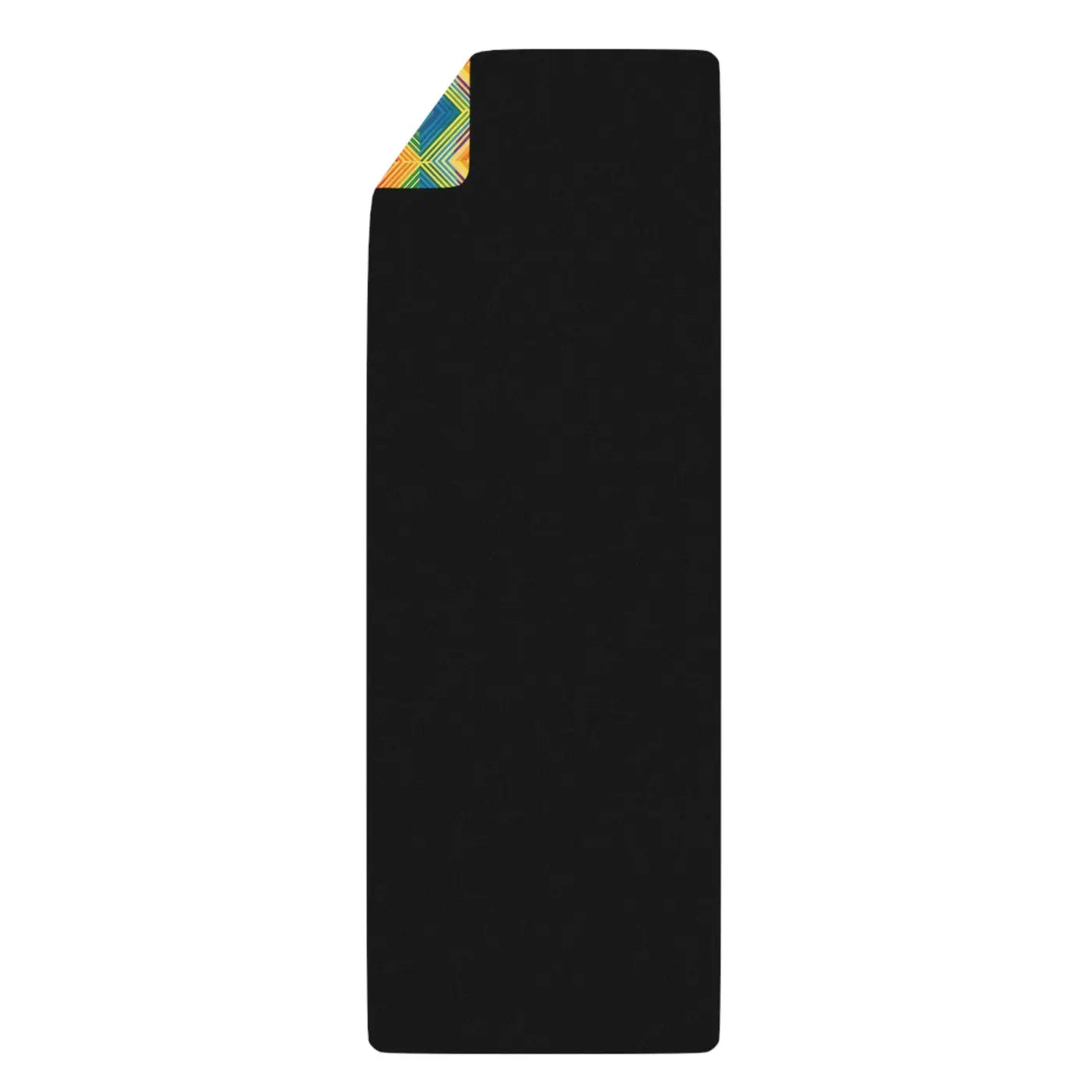 Vibrant Rainbow Rubber Yoga Mat - Microfiber Suede - Dipaliz