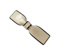 White Large Acrylic Hair Bow/ Barrette