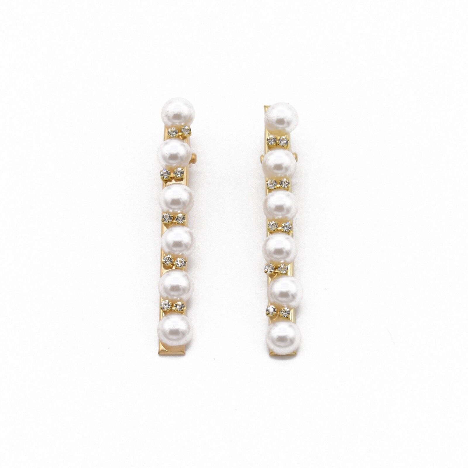 Pearls With Rhinestones Bobby Pin Hair clip Set