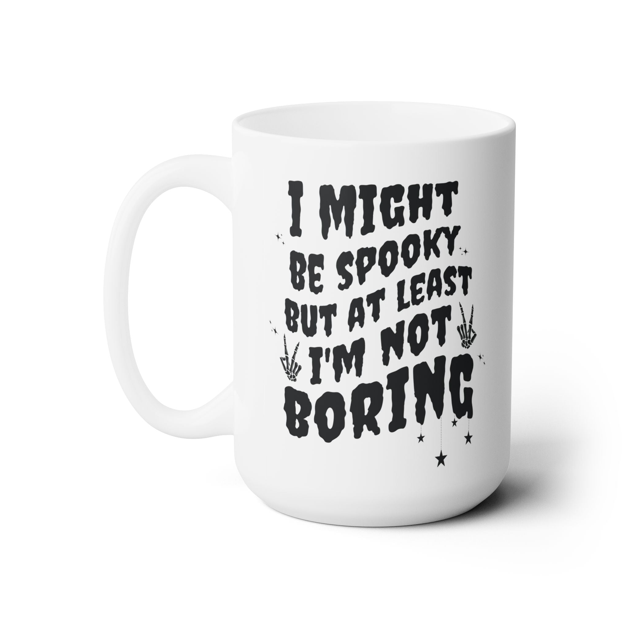 Spooky Not Boring Mug