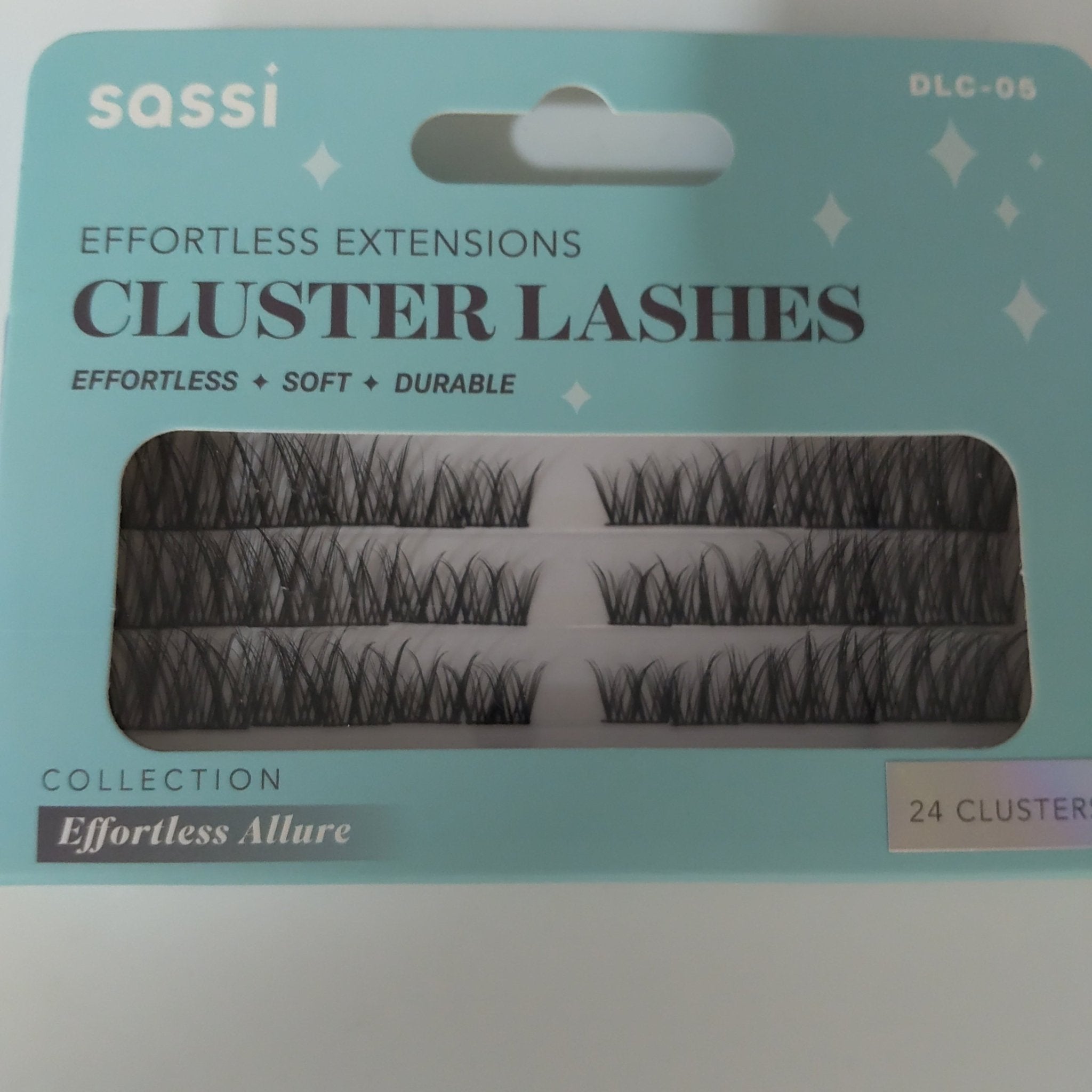 Sassi Cluster Lashes | Effortless Allure | 24 Lash Clusters | Lightweight, Reusable Extensions for Natural-Looking Volume & Length