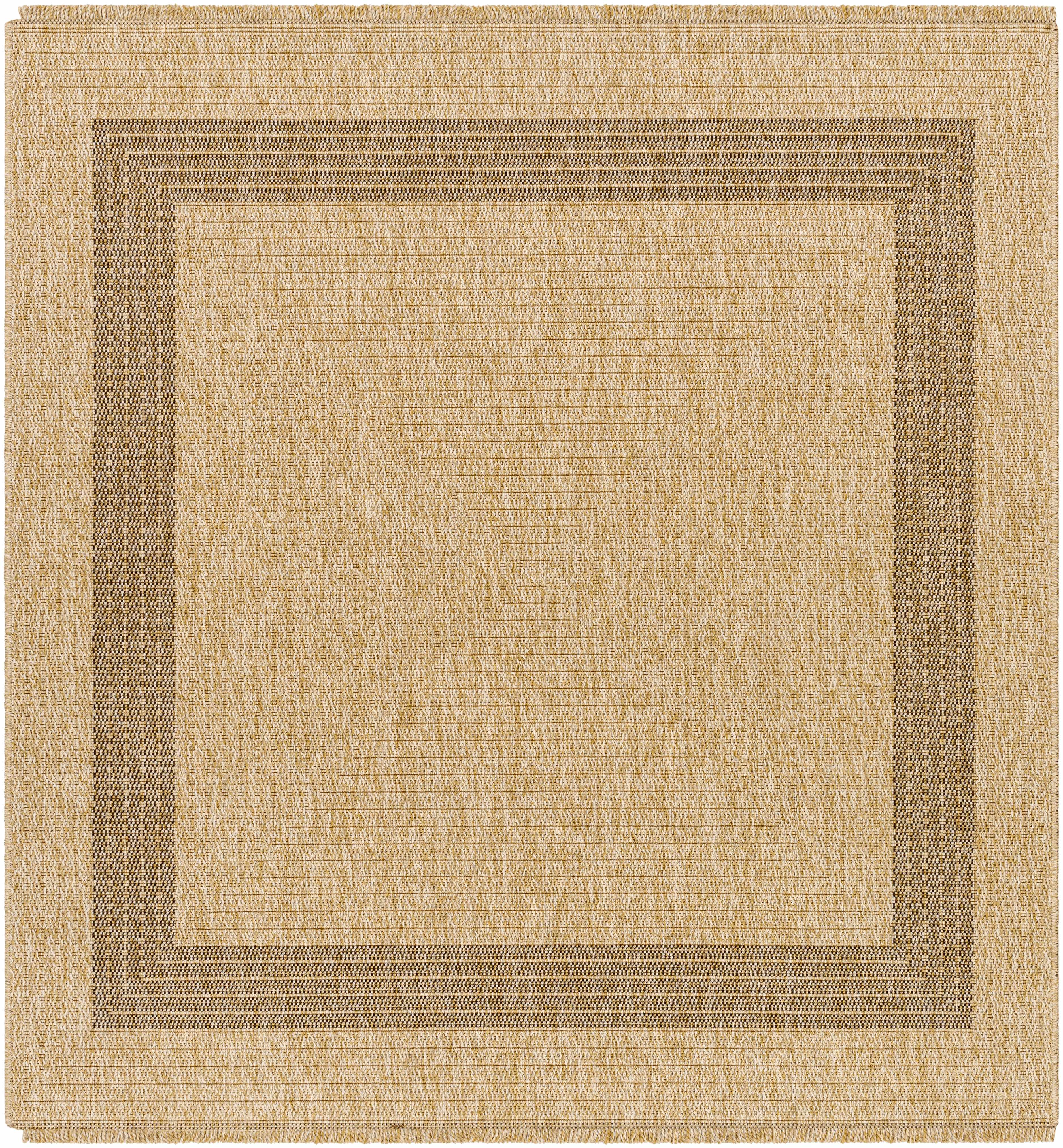 Andie Bordered Faux Jute Rug - Clearance