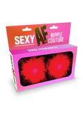 Sexy AF Marabou Nipple Couture Silicone Pasties