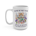 Bookish Cat Mom Mug