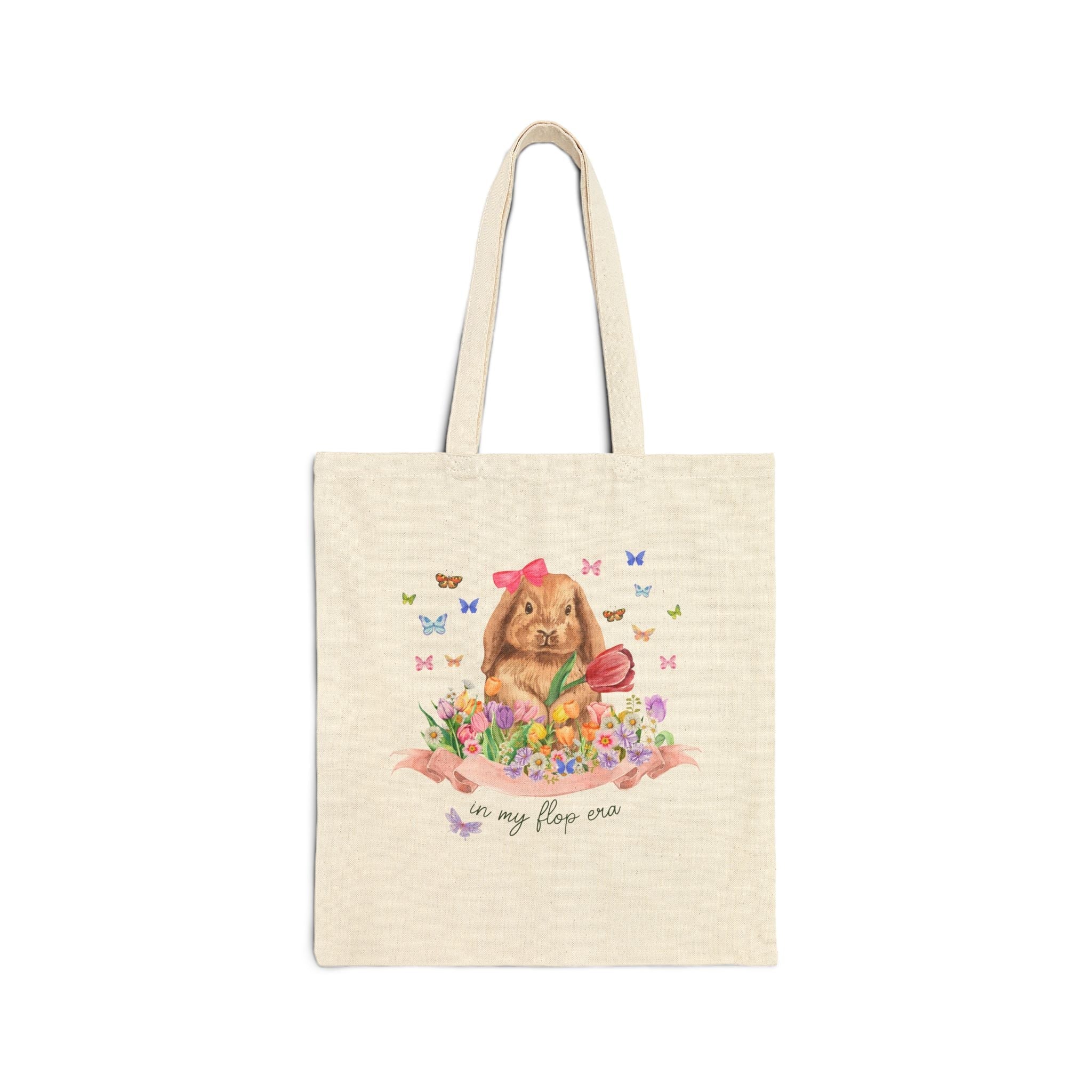 Silly Cottagecore Bunny Tote