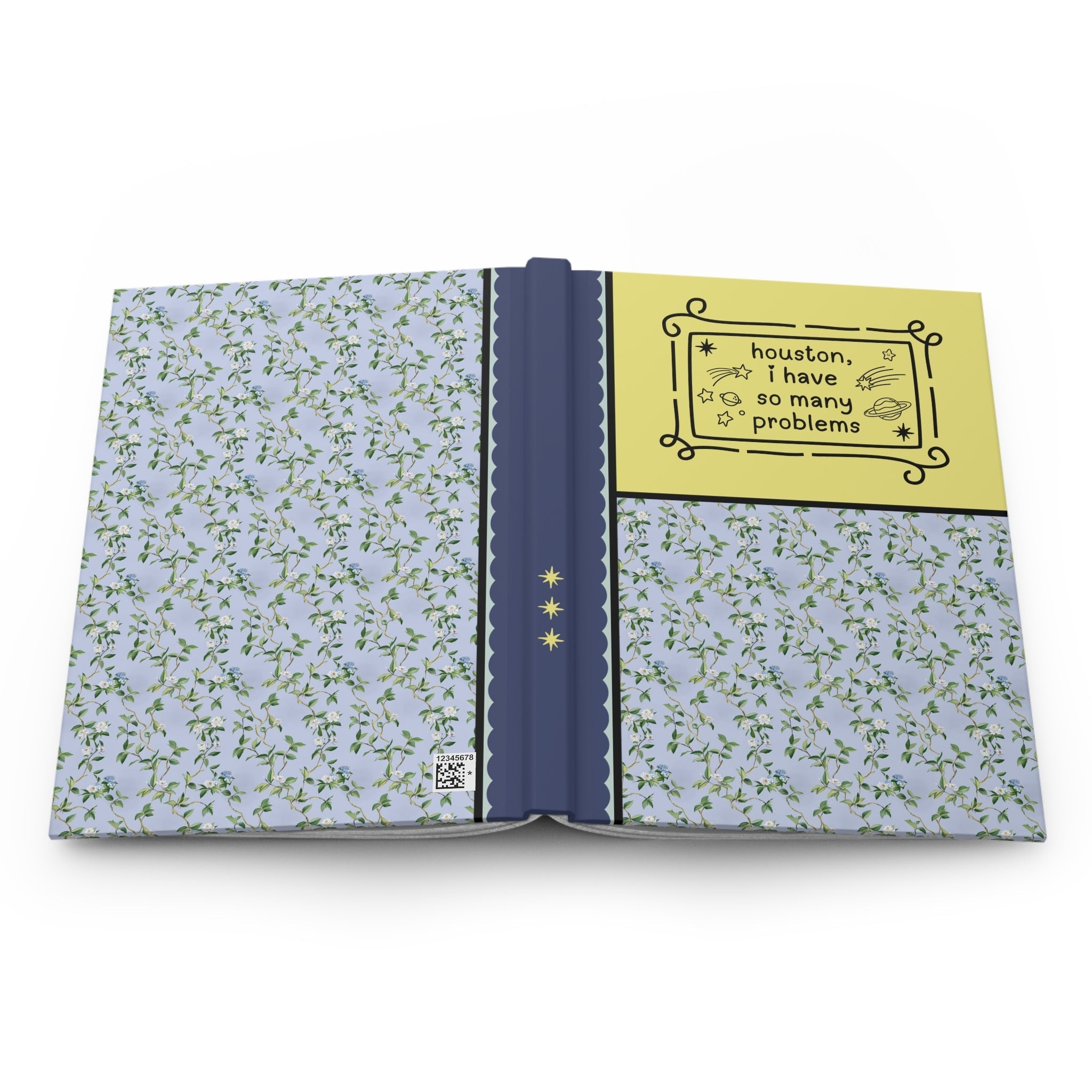 Silly Floral Notebook for Writer: So Many Problems