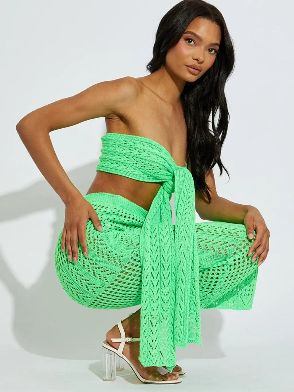 Knock knock Wynona Maxi Skirt Set-Green