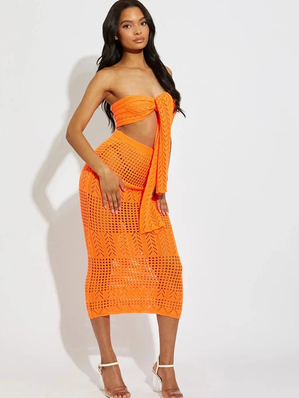 Knock knock Wynona Maxi Skirt Set-Green
