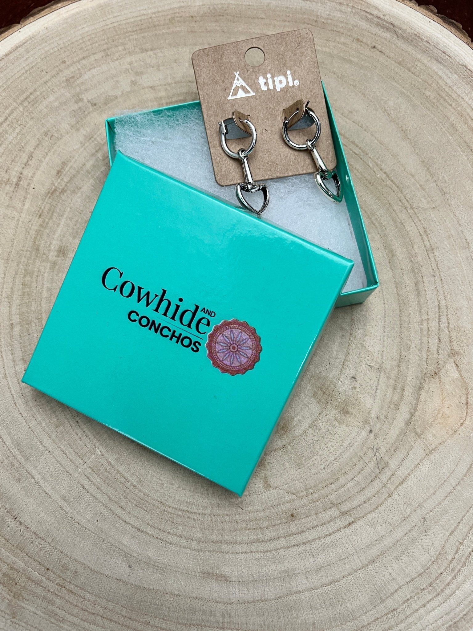 Snaffle Bit Dangle Hoop Earrings