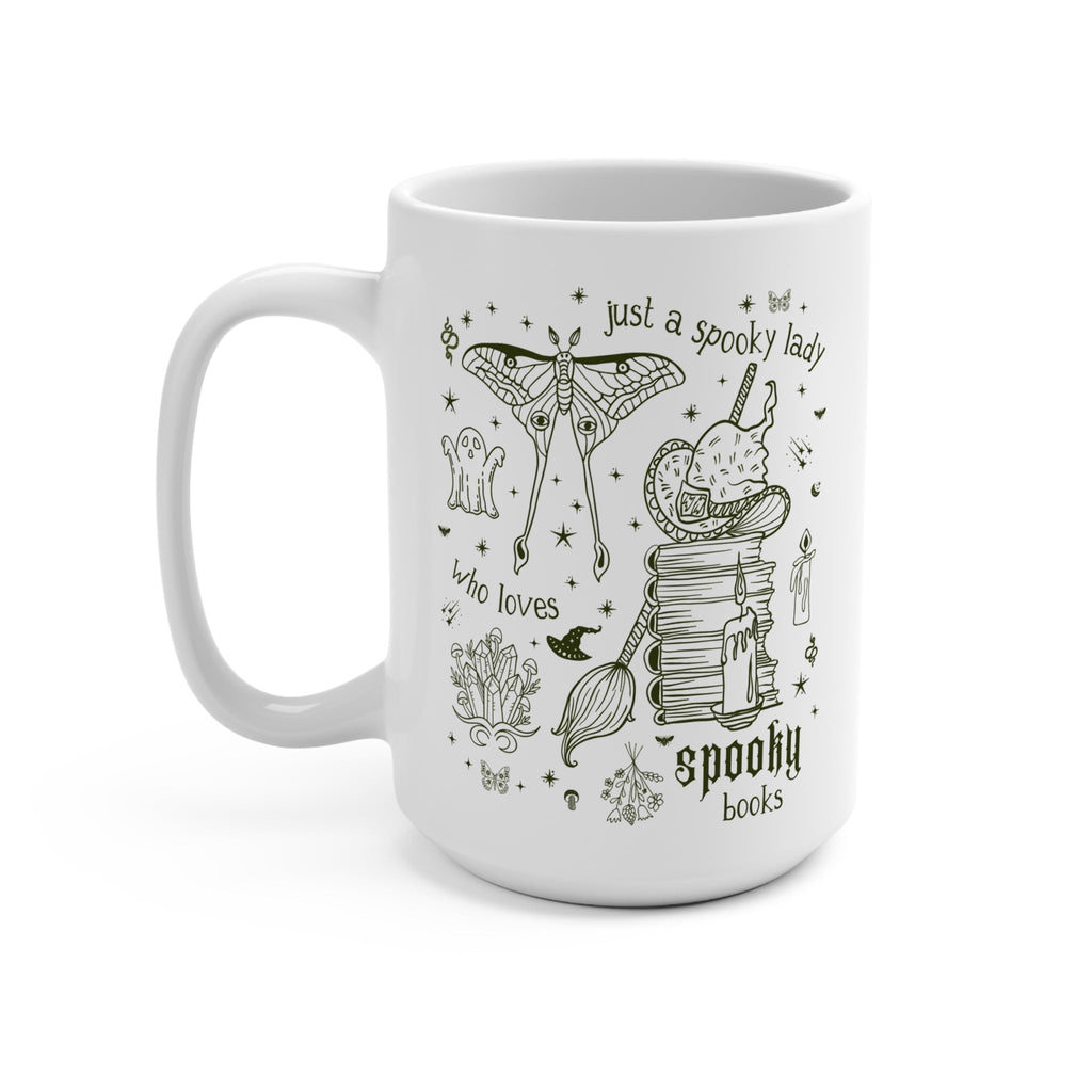 Spooky Girl + Books Mug